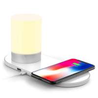 2020 new product Modern RGB led desk lamp Energy saving touch control indoor smart lamp with wireless charger